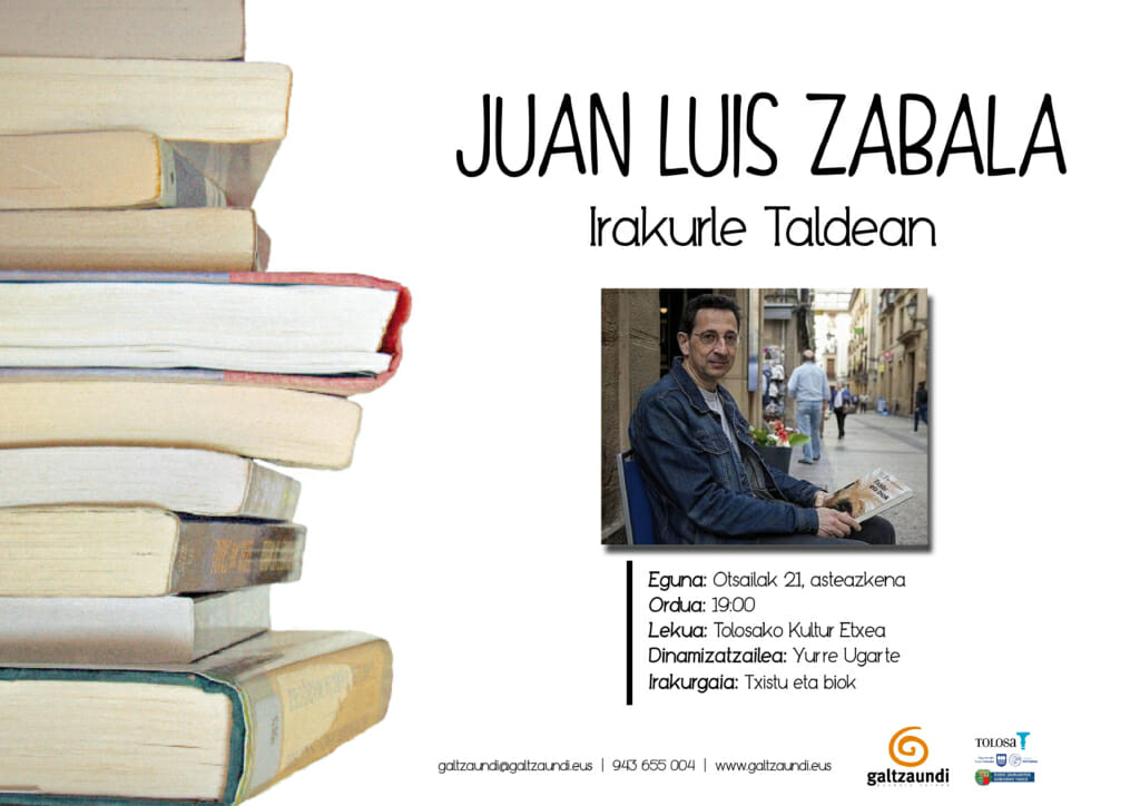 Juan Luis Zabala, otsailean, Irakurle Taldean 1