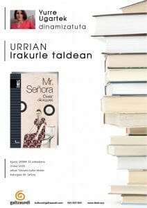 Mr. Señora, Irakurle Taldeko urriko saioan aztergai 1