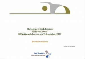 TOLOSALDEKO KALEETAKO HIZKUNTZA ERABILERA NEURKETAREN EMAITZAK 19