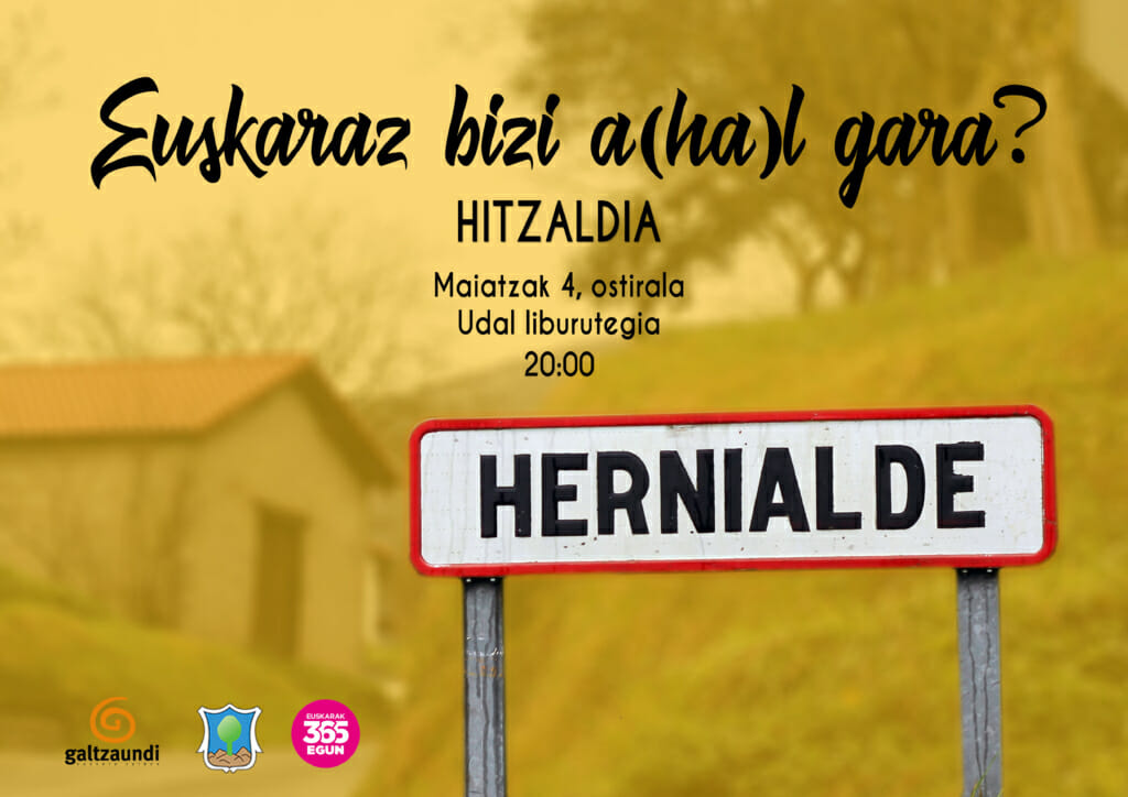 Maiatzaren 4an, Baliarrainen eta Hernialden ditugu saioak 5