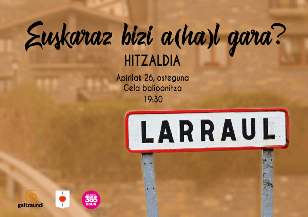 Hiru hitzaldi emango ditugu aste honetan 3