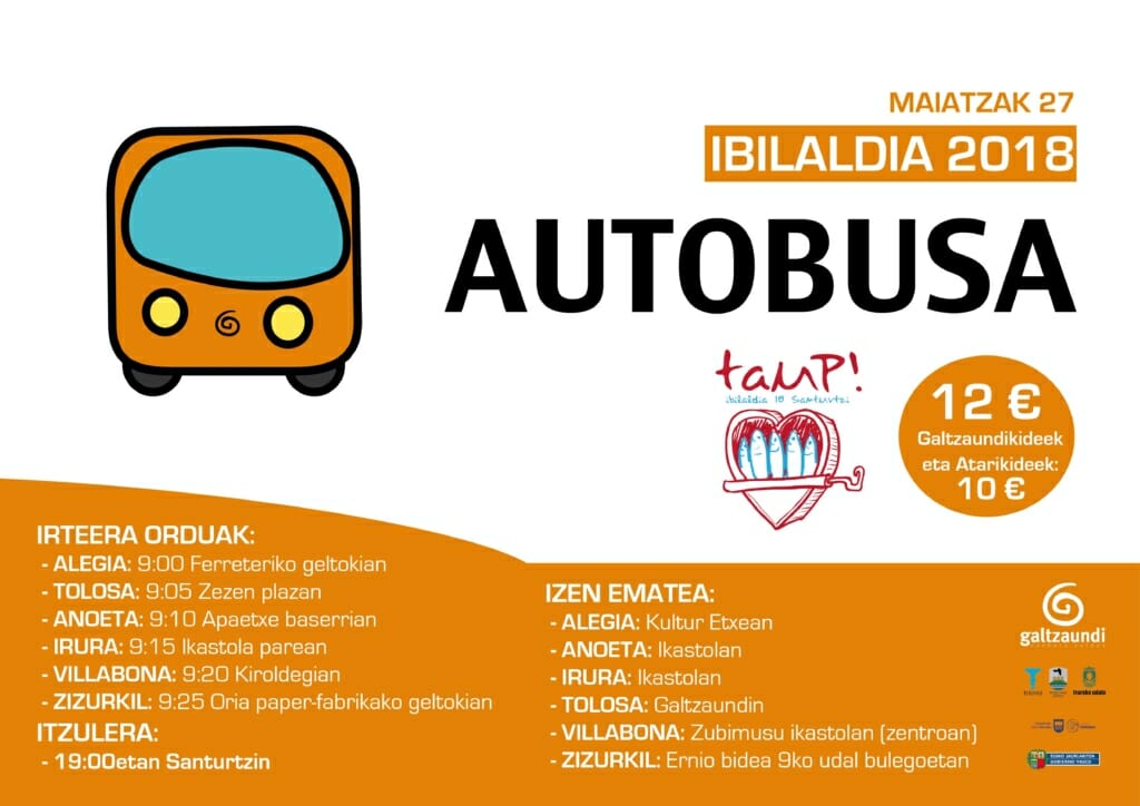 Joan Ibilaldira autobusean Galtzaundirekin 11