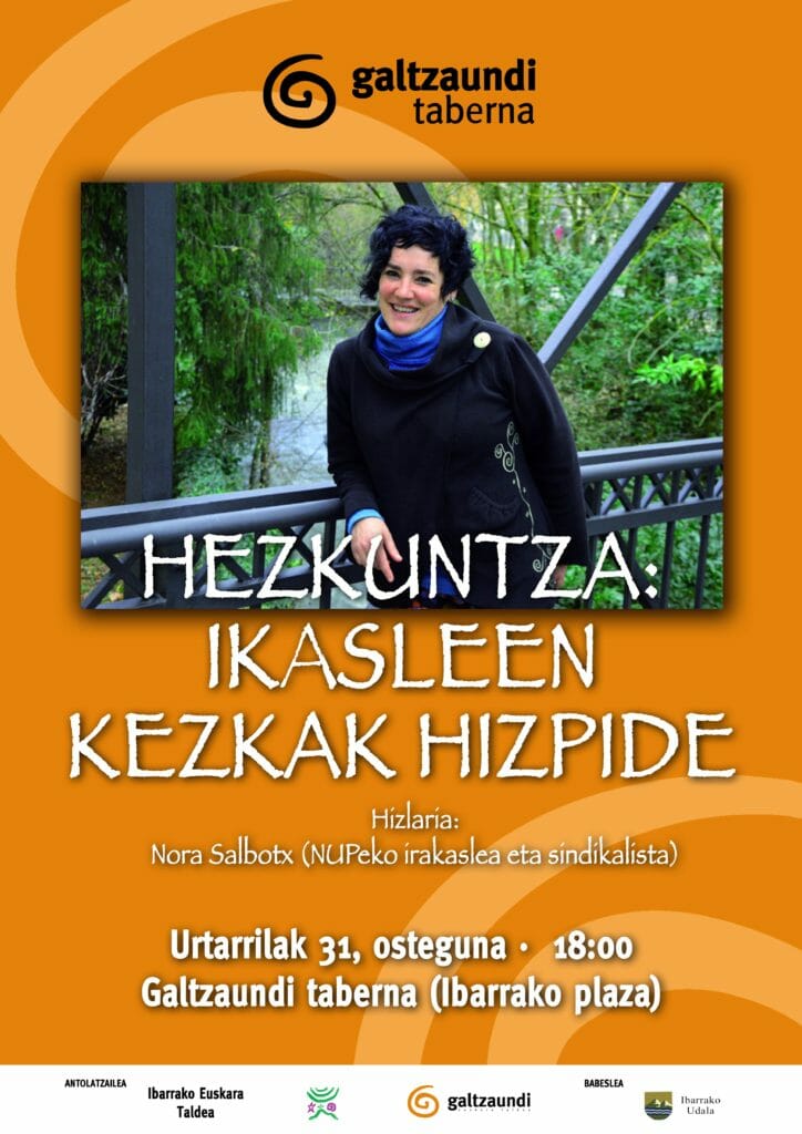 Hezkuntza: Ikasleen kezkak hizpide Galtzaundi tabernan 47