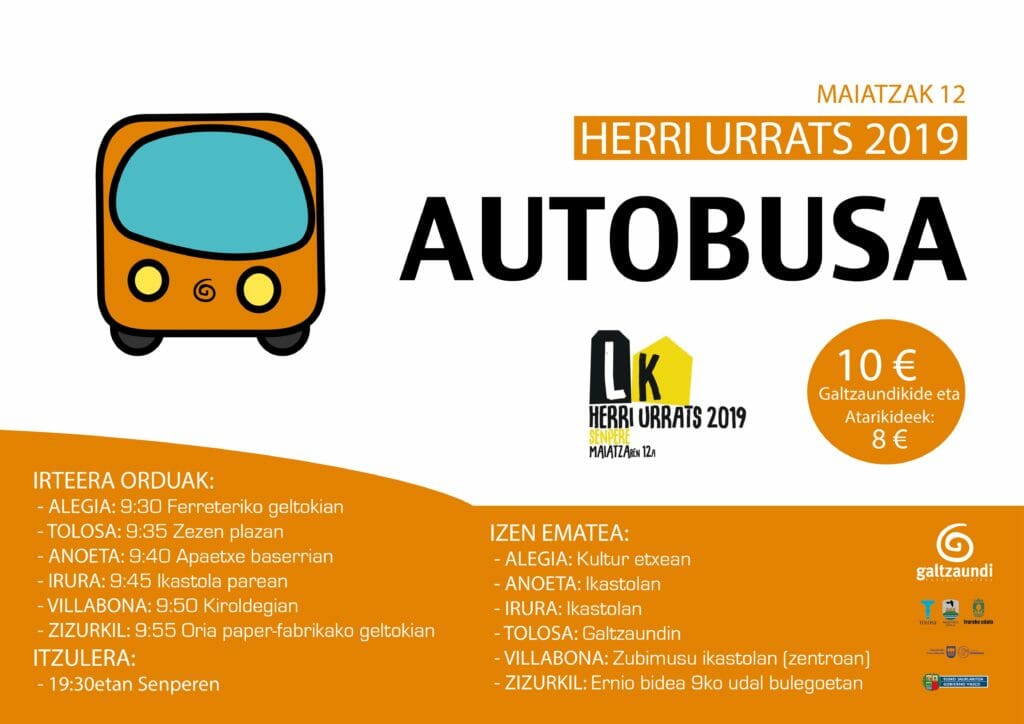 Senperera autobusez Tolosaldetik 5