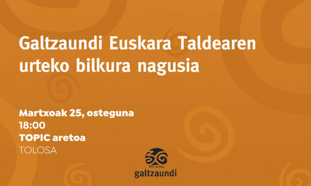 Urteko bilkura nagusia, martxoaren 25ean, TOPICen 29