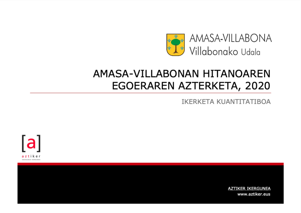 Amasa-Villabonan hitanoaren egoeraren azterketa 1