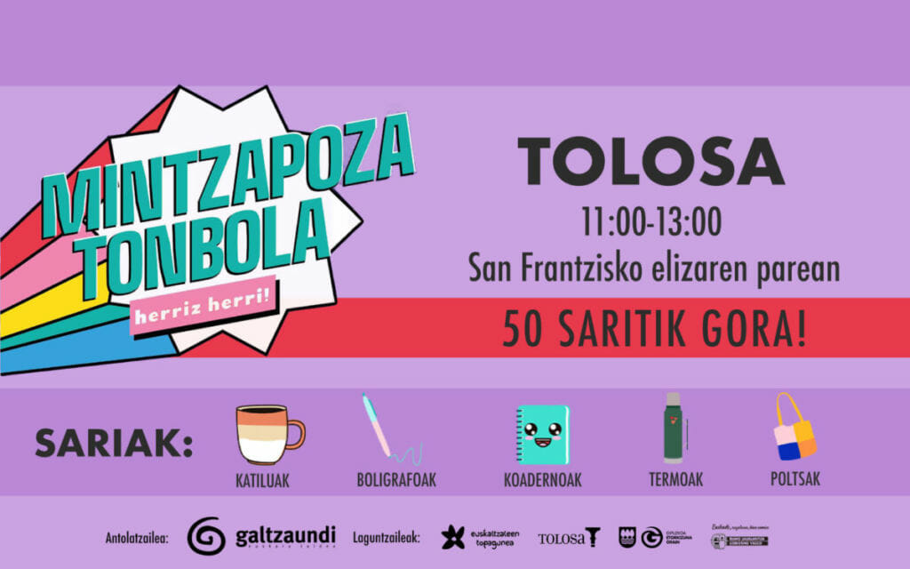 MintzaPoza tonbola Tolosan 15