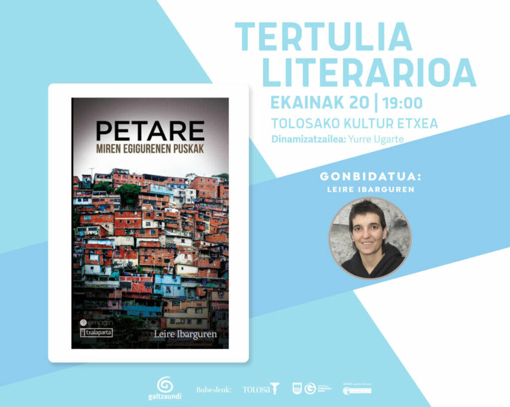 Leire Ibarguren eta Miren Egiguren etorriko dira Tertulia Literarioaren ikasturte amaierako saiora 17