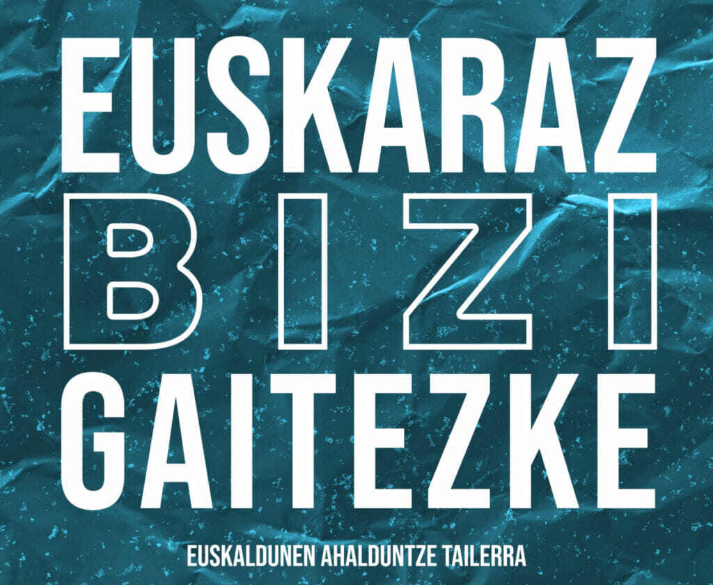 Euskaraz bizitzeko ditugun zailtasunak gainditzeko tailerra jarriko da martxan, Zizurkilen 13