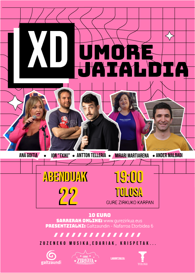 'XD' umore jaialdia, abenduaren 22an Tolosan 3