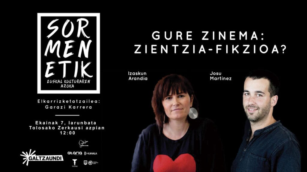 Sormenetik saioan Izaskun Arandia eta Josu Martinez zinemagileak egongo dira 1