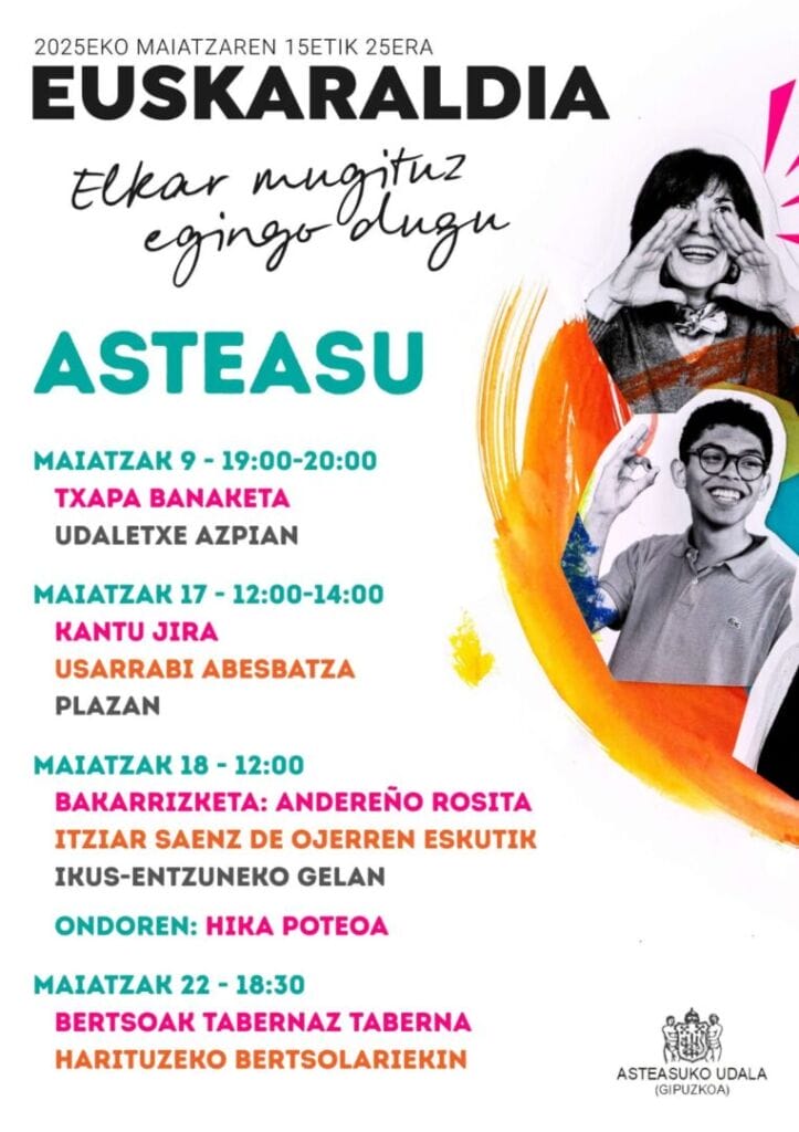 Euskaraldian ekintzak egingo dira eskualdean 7