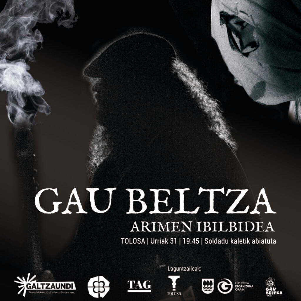 Bigarrenez ospatuko da Gau Beltza Tolosako Alde Zaharrean 2 Bigarrenez ospatuko da Gau Beltza Tolosako Alde Zaharrean 1