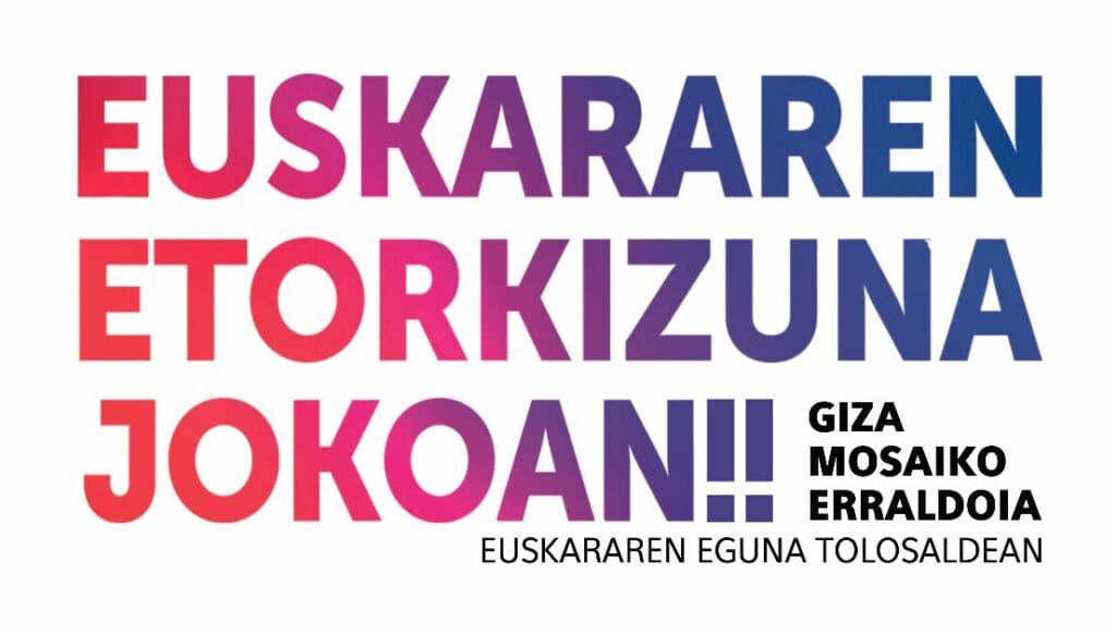 'Euskararen etorkizuna jokoan!!' giza mosaiko erraldoia osatuko dute Tolosaldeko herriek 5