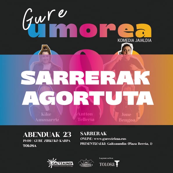 Gure Umorea jaialdia, abenduaren 23an Tolosan 2 Gure Umorea jaialdia, abenduaren 23an Tolosan 1