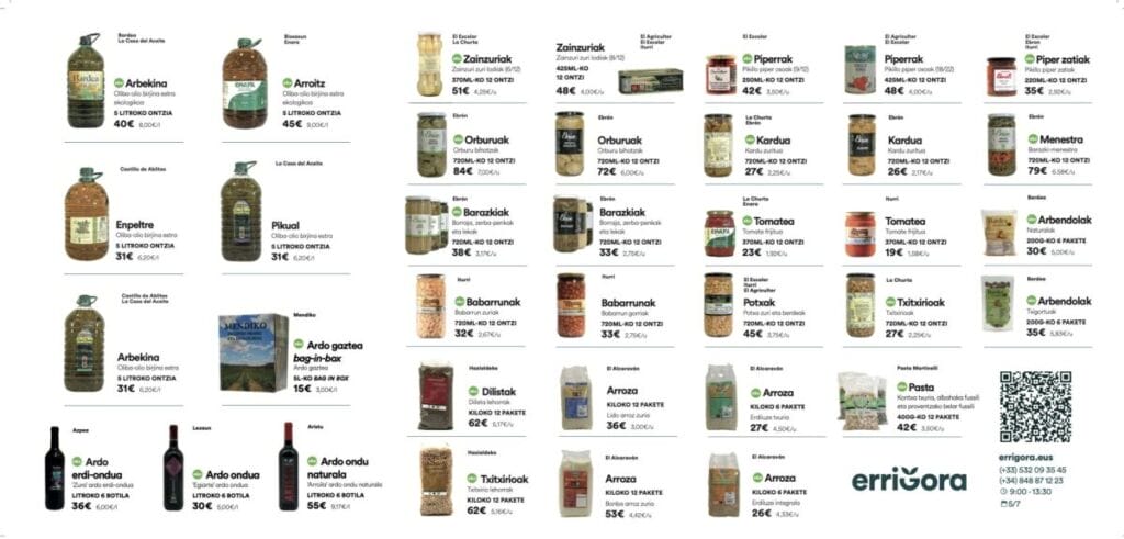 Eskatu Errigoraren udaberriko kanpainako produktuak 3