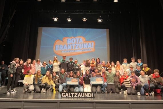 Bota erantzuna! gazteentzako lehiaketak baditu irabazleak 5
