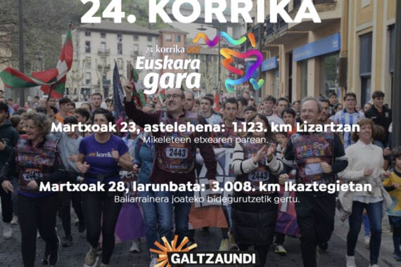 Eskualdera sartzen den bi aldietan hartuko du lekukoa Galtzaundik 7