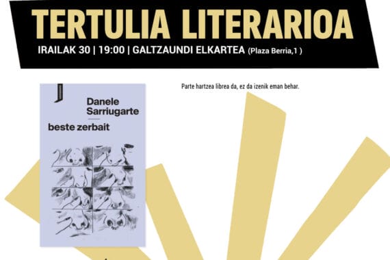 Danele Sarriugarte idazle elgoibarraren ‘Beste zerbait’, ikasturteko lehen saioan 3