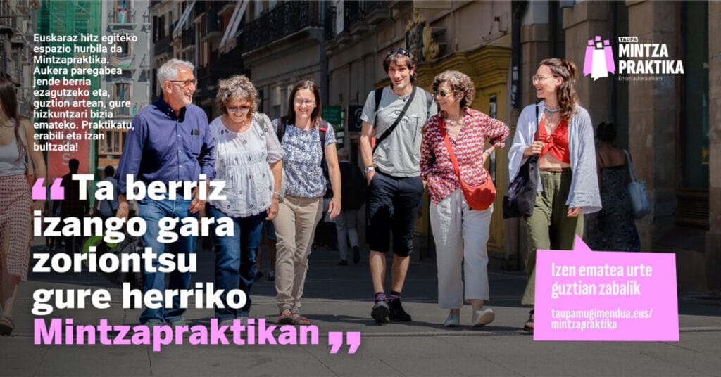 Ireki da Mintzalaguna ekimenean izena emateko epea 1
