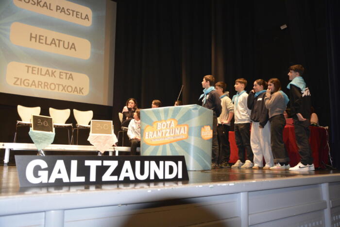 Bota erantzuna! gazteentzako lehiaketak baditu irabazleak 5