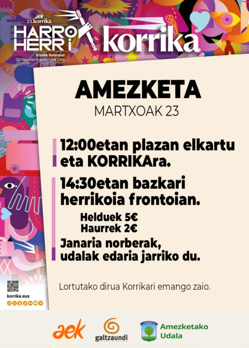 Egitaraua Amezketa